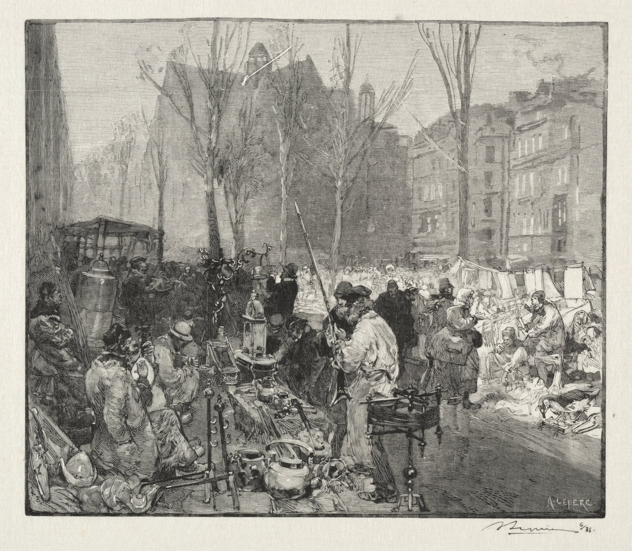 Skrapmarked av Auguste Louis Lepère