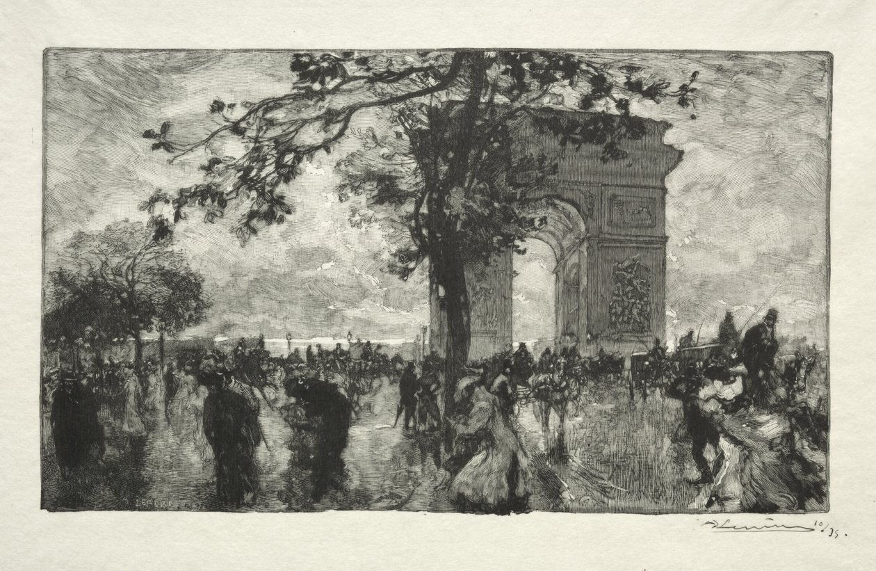 Return of the Wood av Auguste Louis Lepère