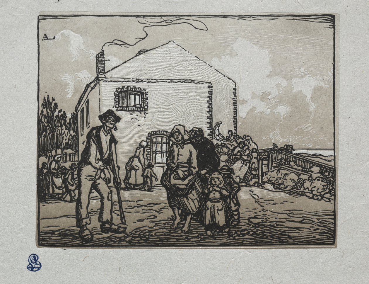 Tiggerne i det siste huset av Auguste Louis Lepère