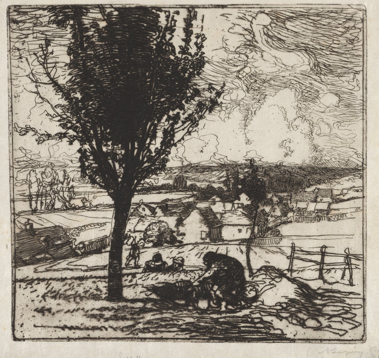 Ønsker fra Jouy-le-Moutier av Auguste Louis Lepère