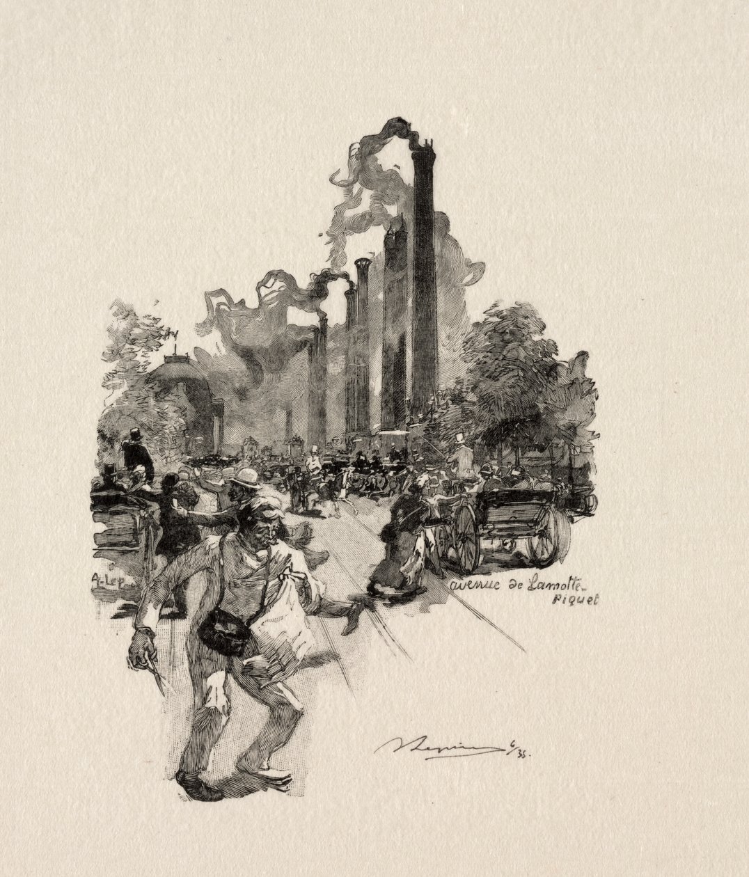 Avenue La Motte-Picquet av Auguste Louis Lepère