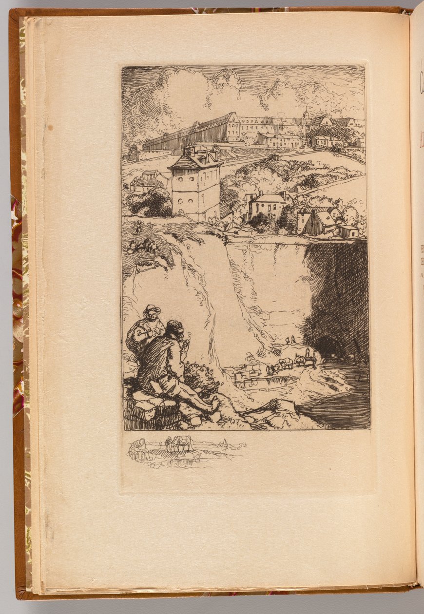 August Lepère utstillingskatalog: Frontispice av Auguste Louis Lepère