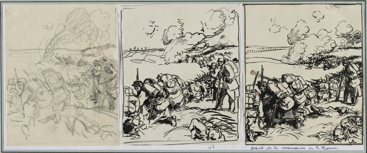 Start på Marne-manøveren av Auguste Louis Lepère