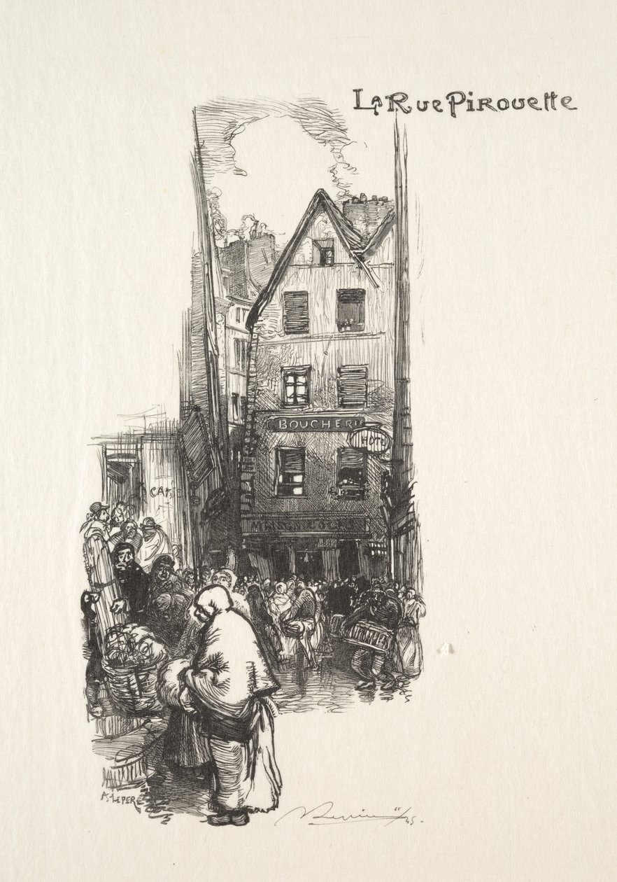 Piruettgate av Auguste Louis Lepère