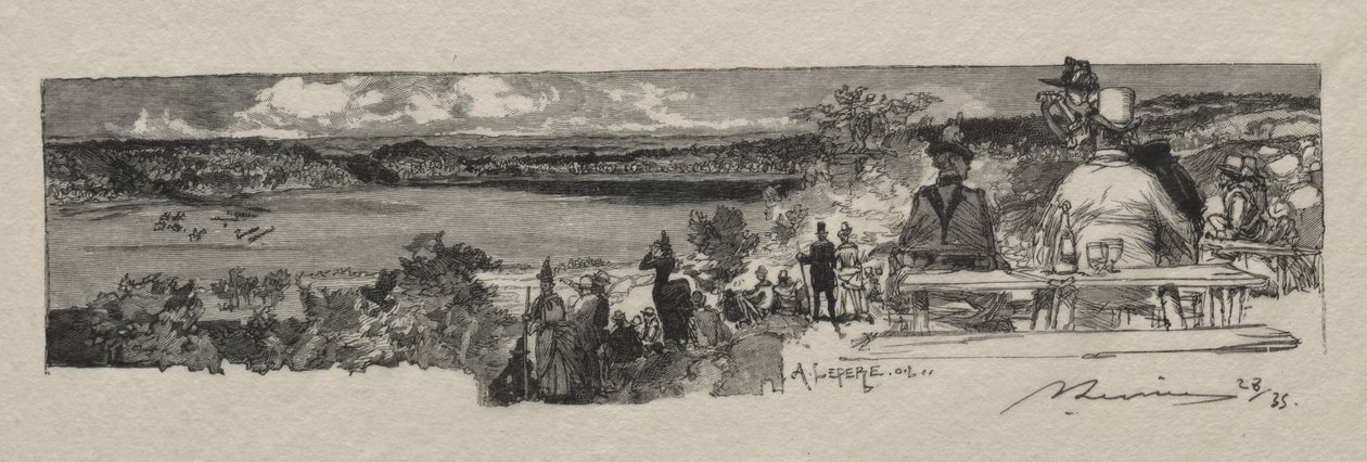 Solledalen. av Auguste Louis Lepère
