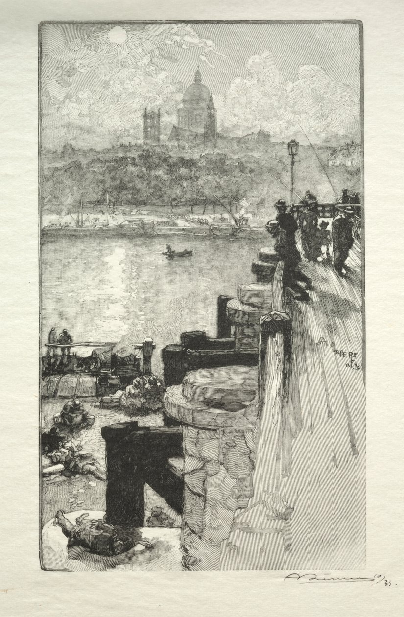 Montagne Ste. Genevieve av Auguste Louis Lepère
