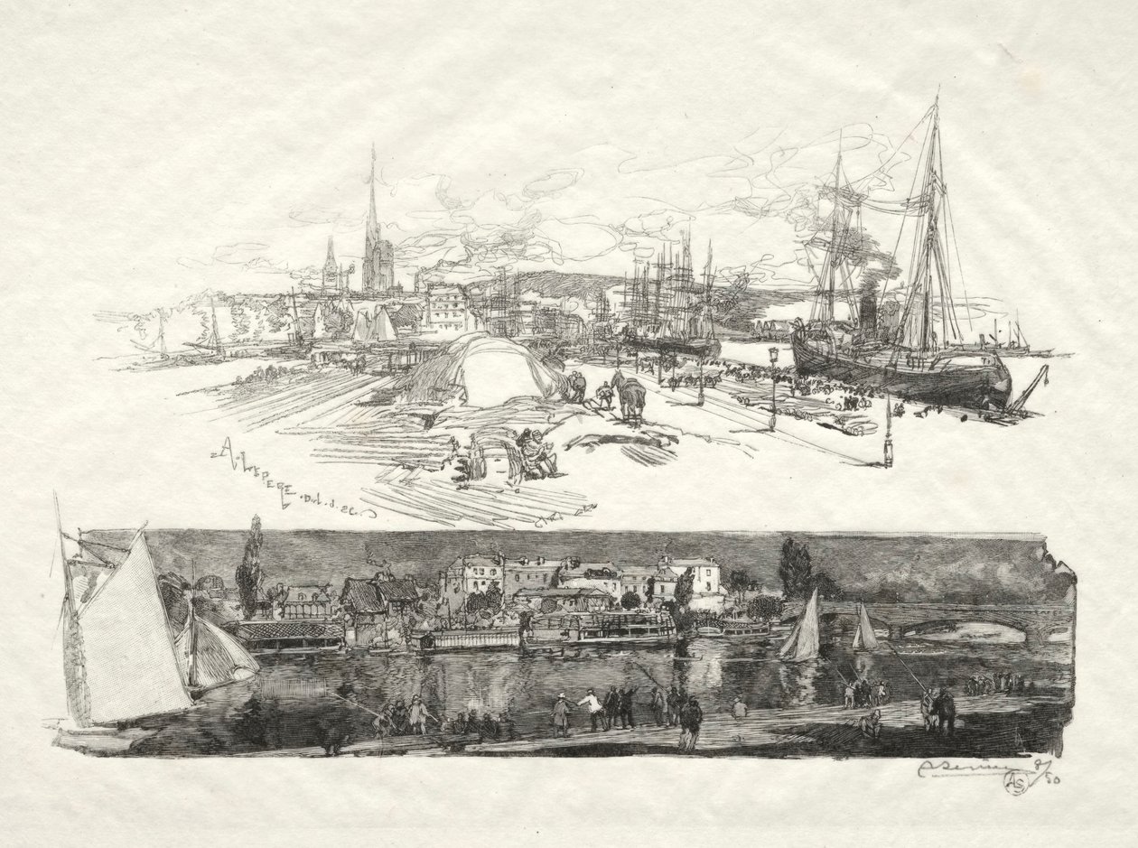 Illustrert Rouen: The New Quays-L