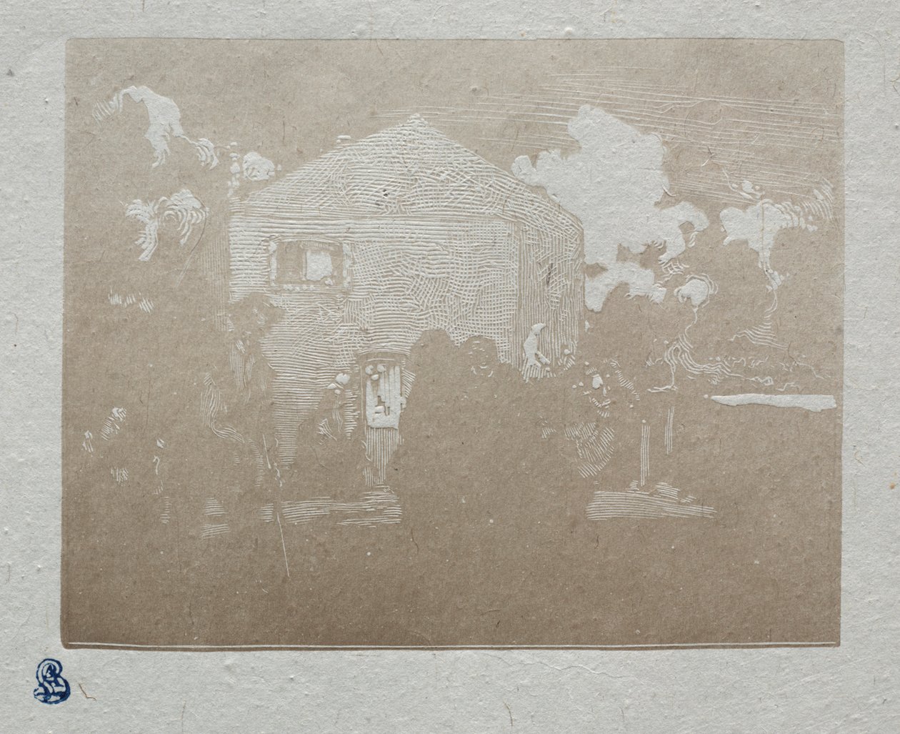 Tiggerne ved det siste huset, 1905. av Auguste Louis Lepère