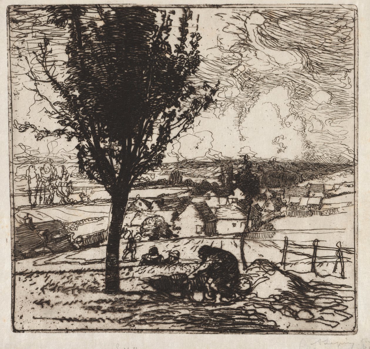 Ønsker fra Jouy-le-Moutier av Auguste Louis Lepère