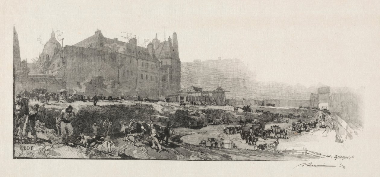 Gamle Sorbonne. av Auguste Louis Lepère