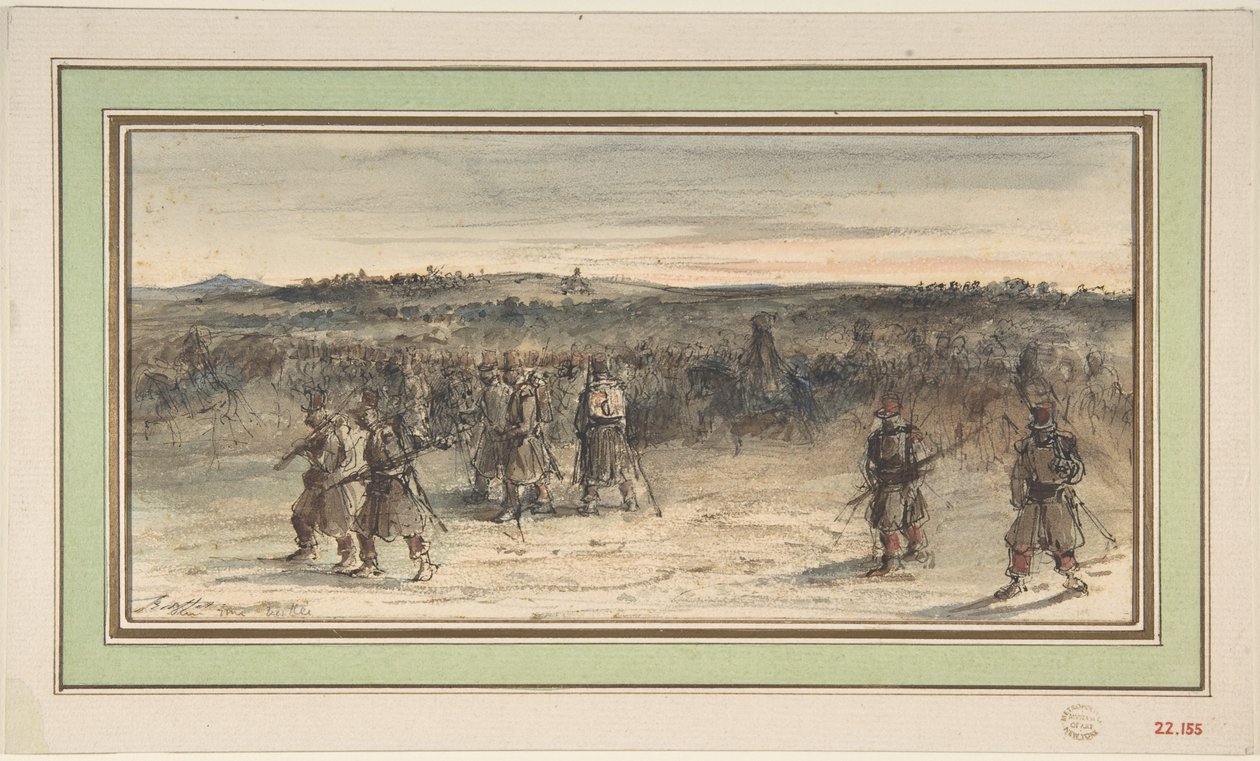 Erobringen av Konstantine av Auguste Raffet