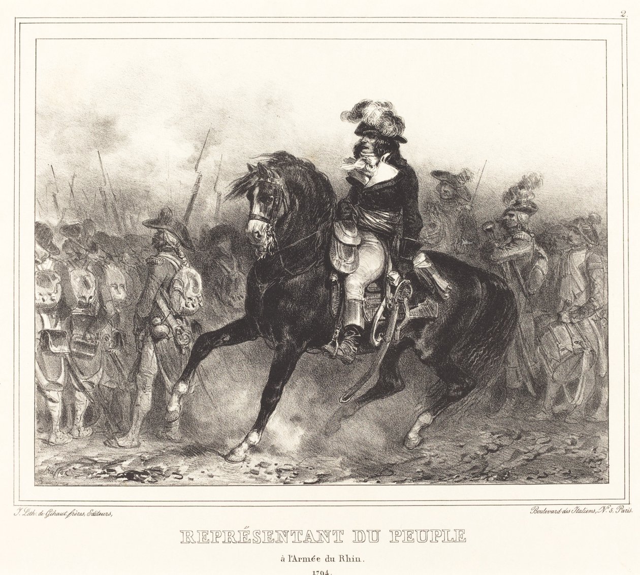 Representant du Peuple (Representant for folket) av Auguste Raffet