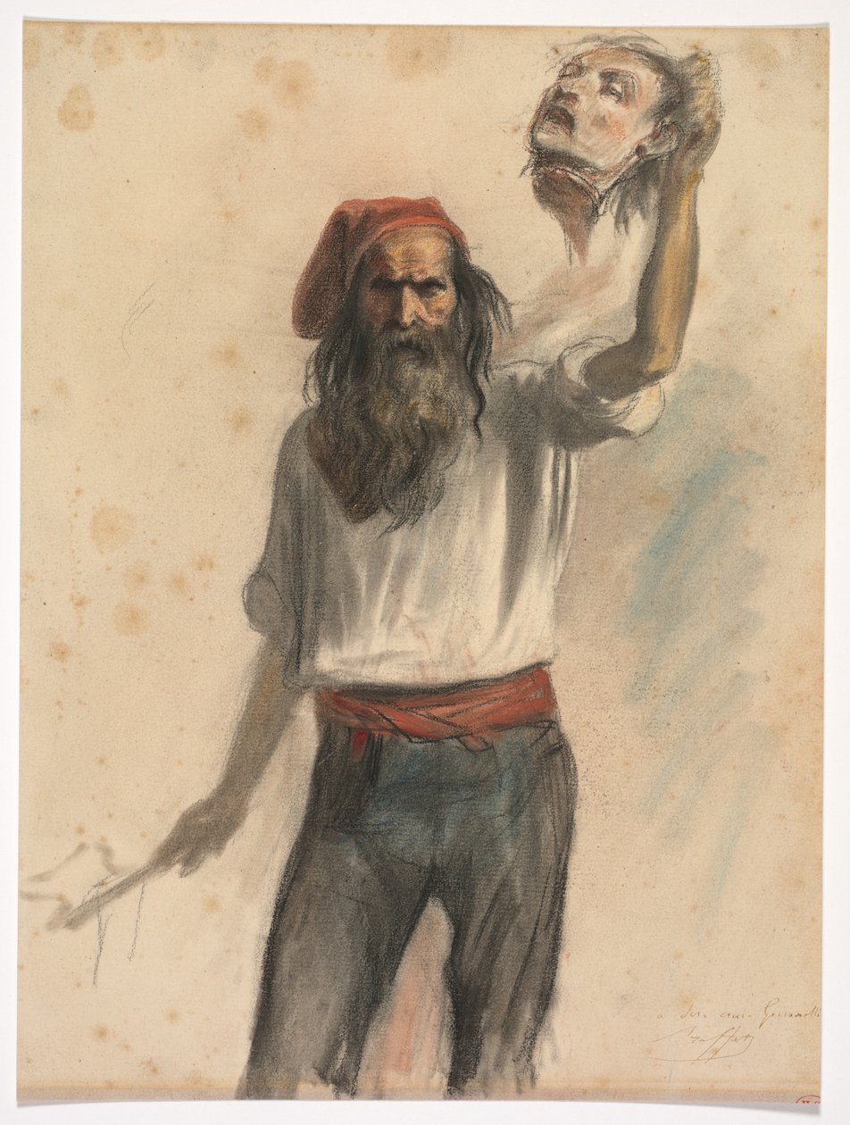 Un Borreau An Executioner, ca. 1848. av Auguste Raffet