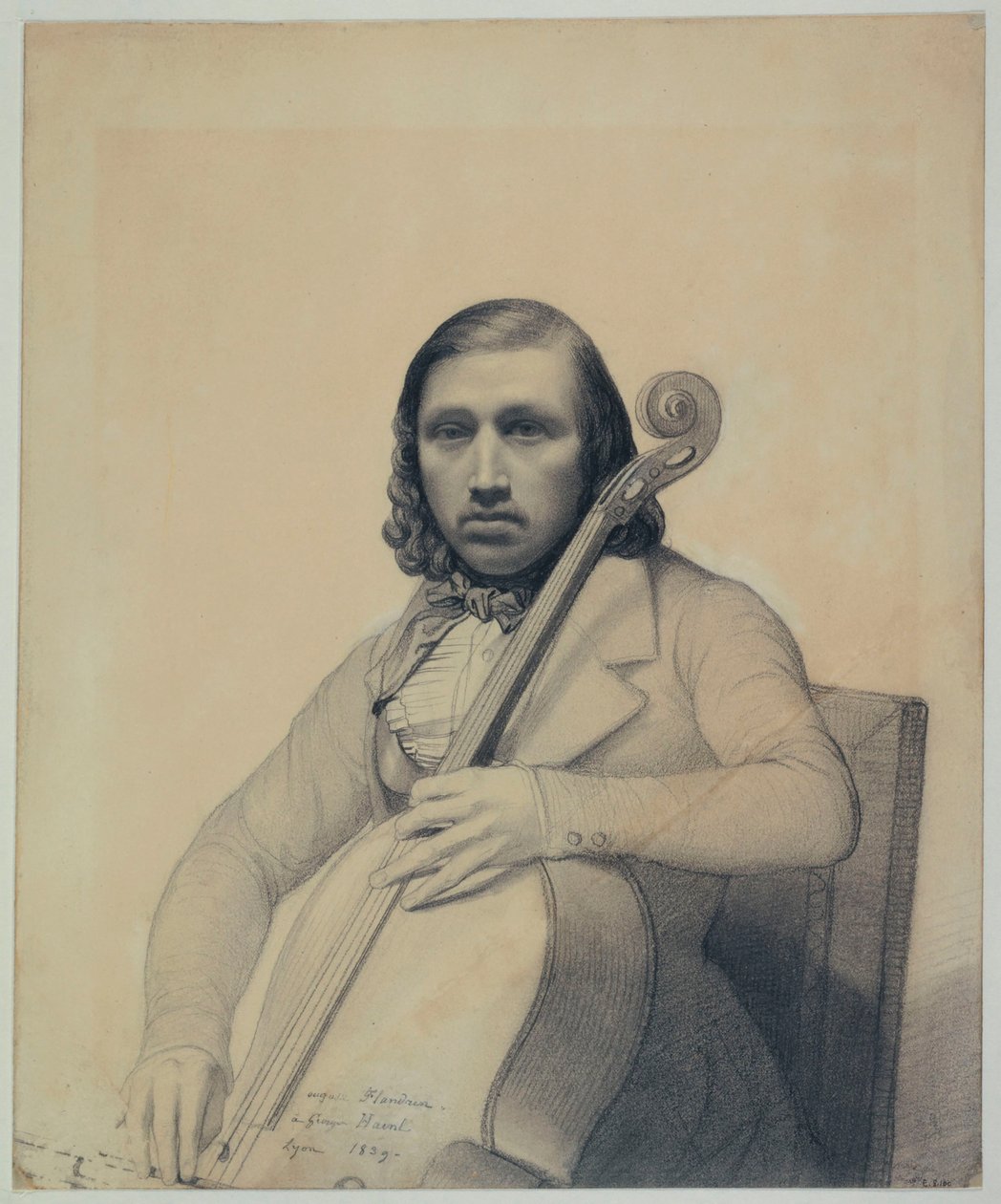 Portrett av Francois George-Hainl 1807-1873, 1839. av Auguste René Flandrin