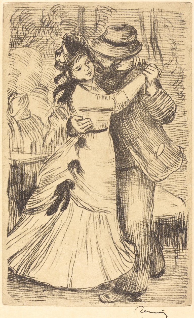 Dans på landet (La danse a la campagne) av Auguste Renoir