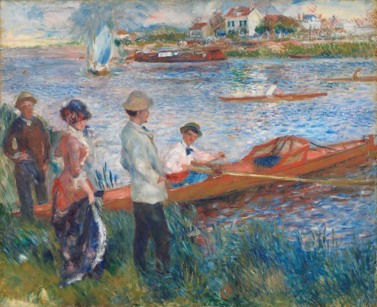 Åremenn på Chatou av Auguste Renoir