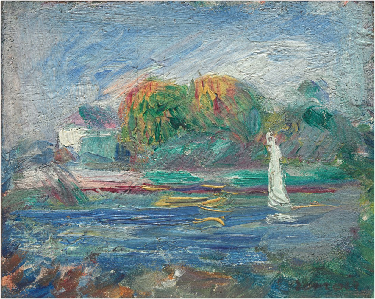 Den blå elven av Auguste Renoir