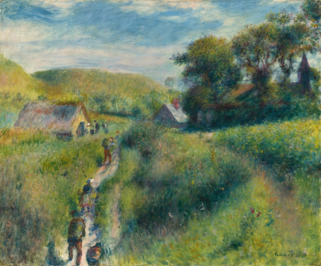 Blåskjellhøsten av Auguste Renoir