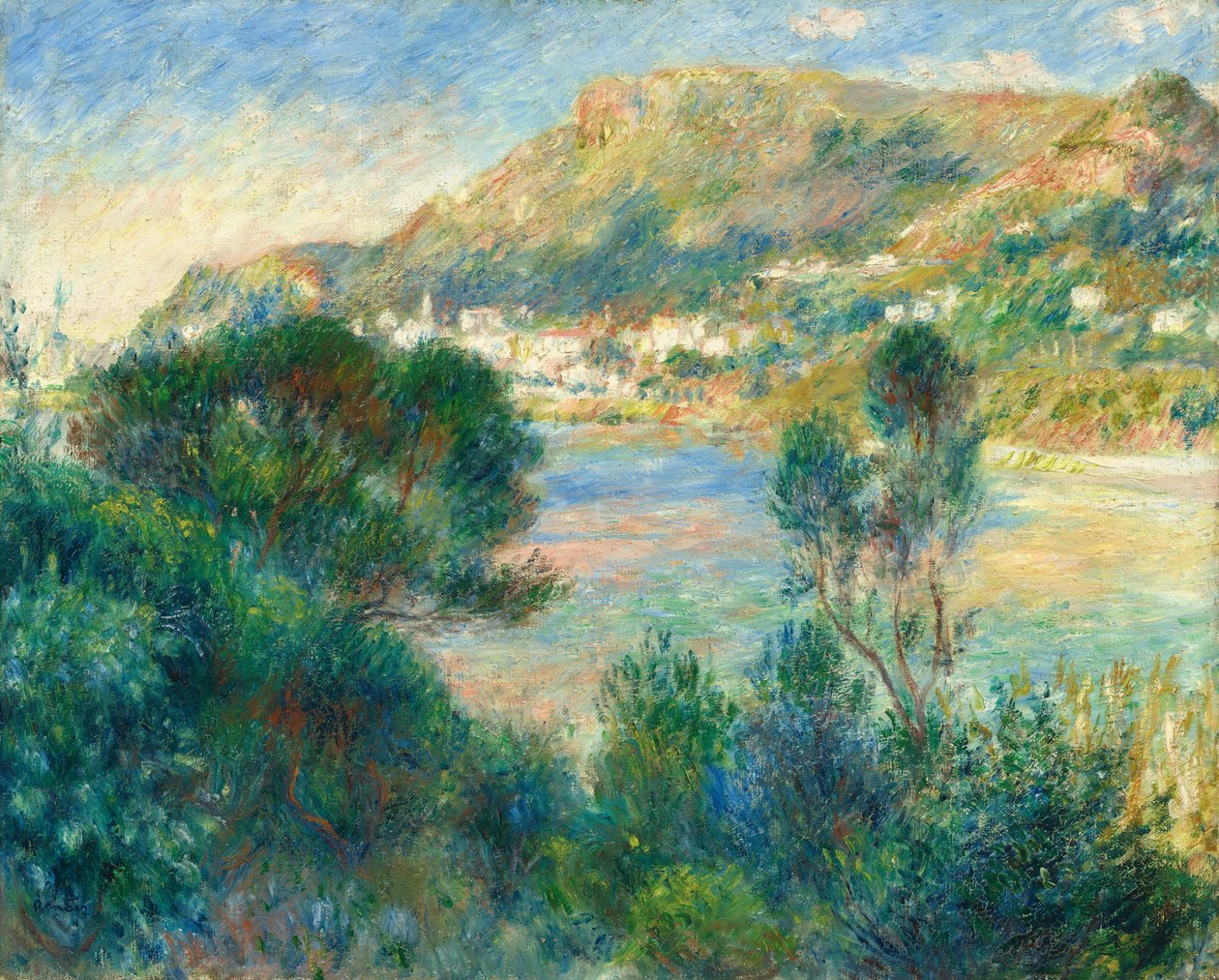 Utsikt over Monte Carlo fra Cap Martin av Auguste Renoir