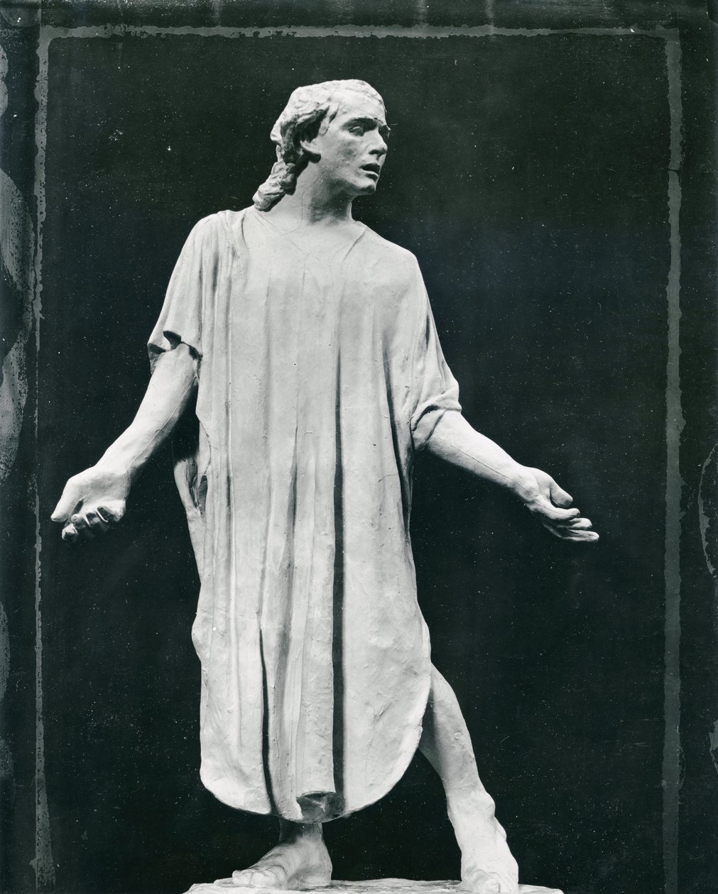 En borger av Calais (gips) av Auguste Rodin