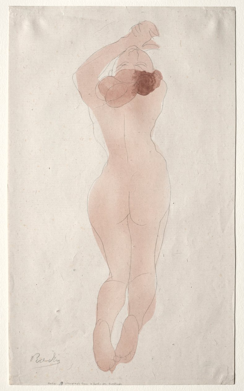 Kjærtegn - meg dans, kjære, 1902. av Auguste Rodin