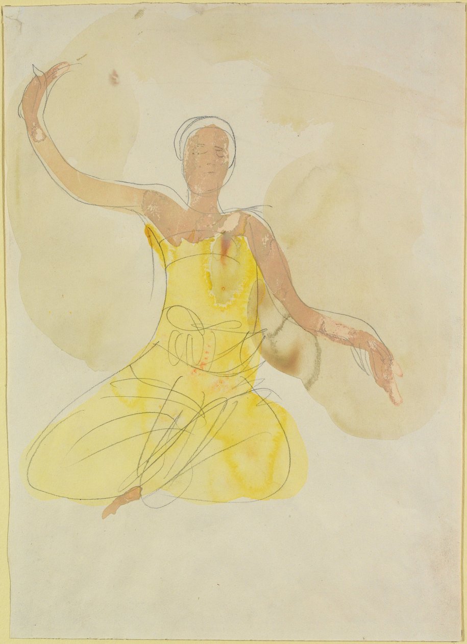 Tänzerin des Königlichen Kambodschanischen Balletts av Auguste Rodin
