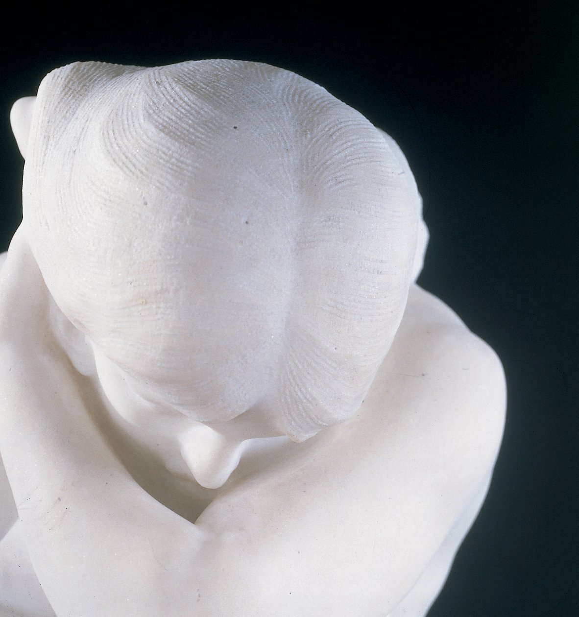Detalj av Eve After Fishing (beskjedenhet), ca. 1897 (marmor) (se også 496172 og 496181) av Auguste Rodin
