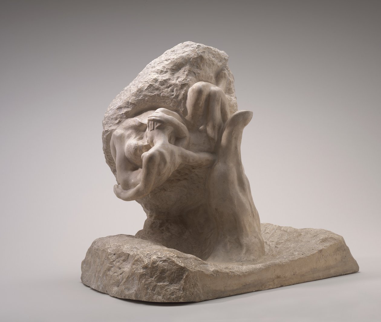 Hand of God, modell før 1898, støpt i 1903. av Auguste Rodin