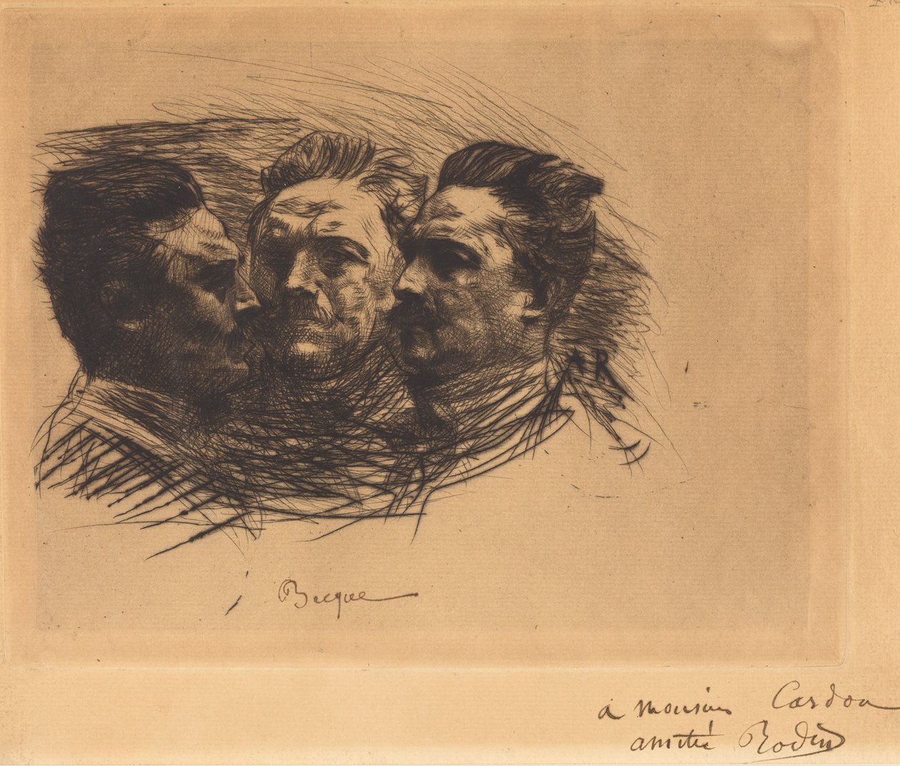 Henri Becque av Auguste Rodin