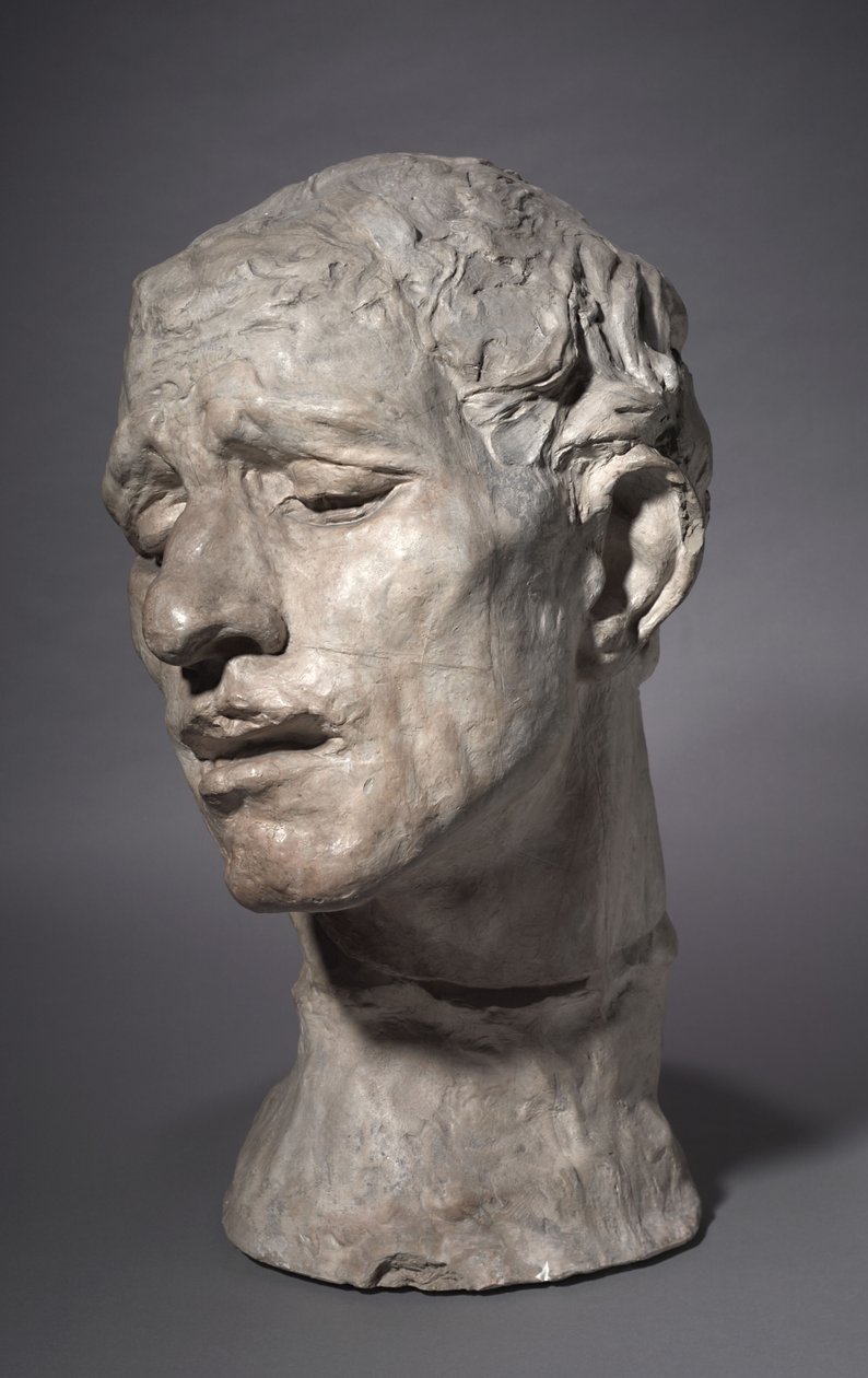 Heroisk leder av Pierre de Wissant, en av borgerne i Calais, 1886 av Auguste Rodin
