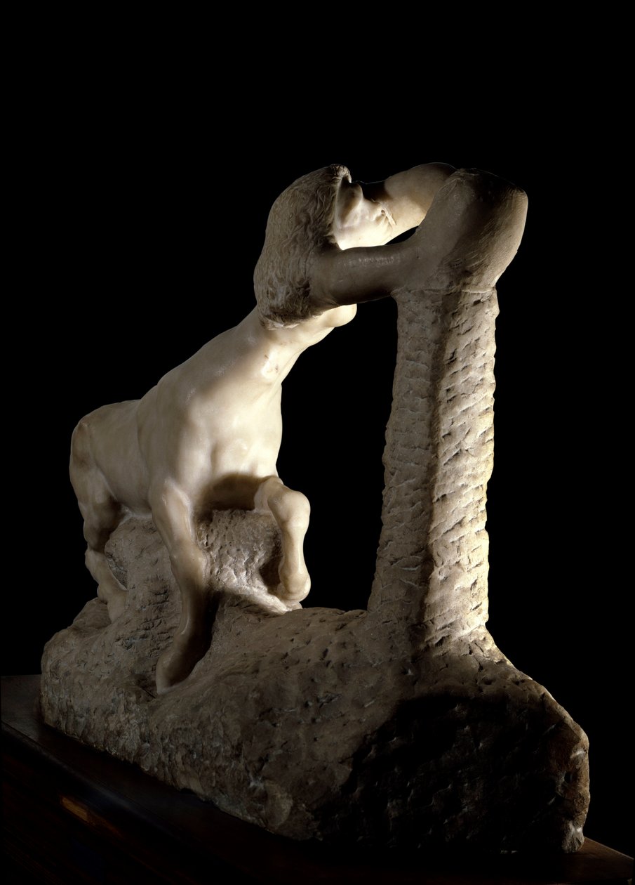 La centauresse Marmorskulptur av Auguste Rodin (1840-1917) Paris fra det 20. århundre, Musee Rodin. av Auguste Rodin