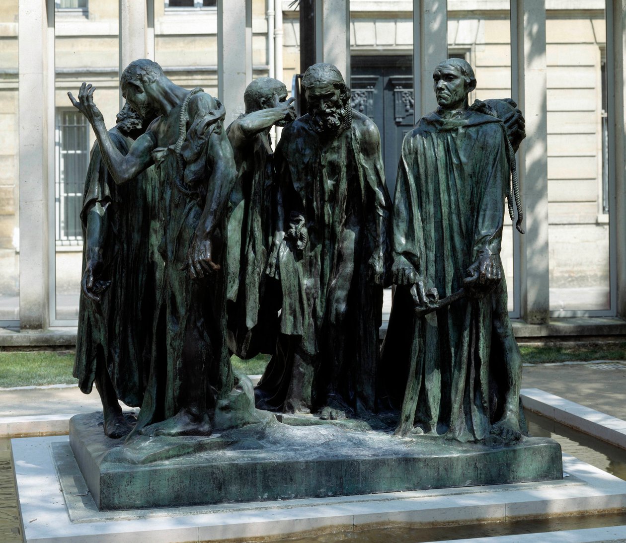 Monumentet til borgerskapet i Calais Bronseskulptur av Auguste Rodin (1840-1917) av Auguste Rodin