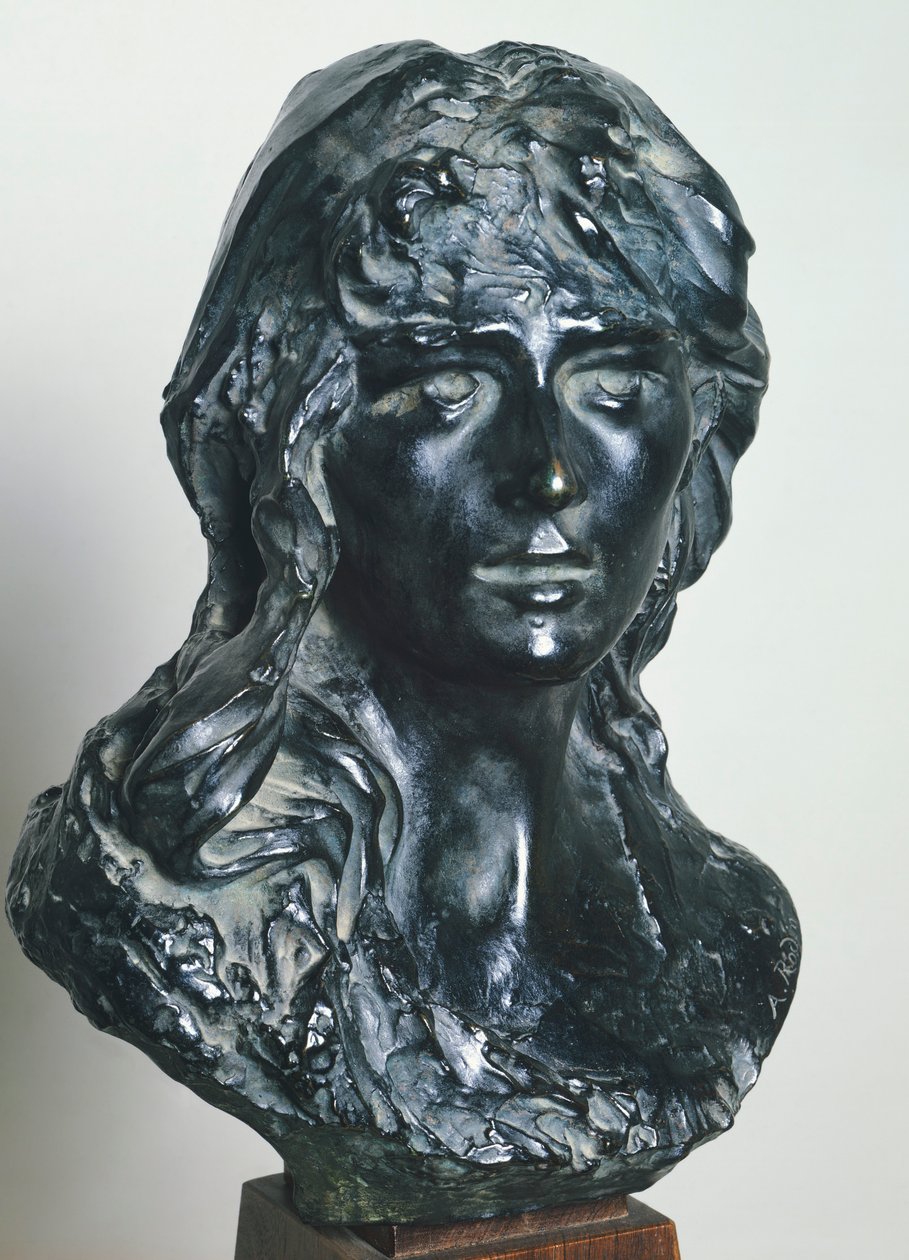 Mignon (Portrett av Rose Beuret), av Auguste Rodin (1840-1917), portrett av Auguste Rodin