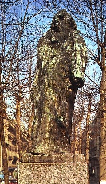Monument til Honore de Balzac (1799–1850) (bronse) av Auguste Rodin