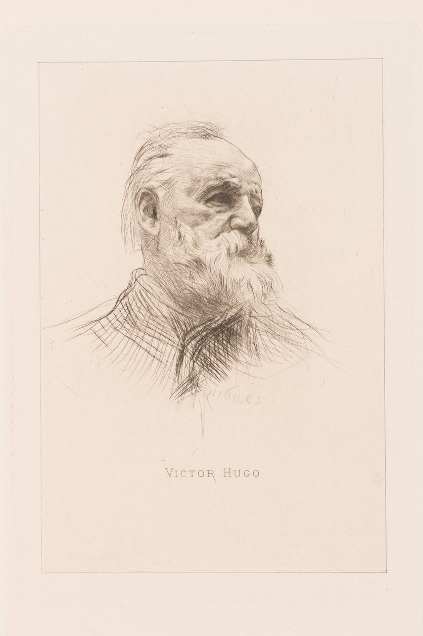 Portrett av Victor Hugo av Auguste Rodin