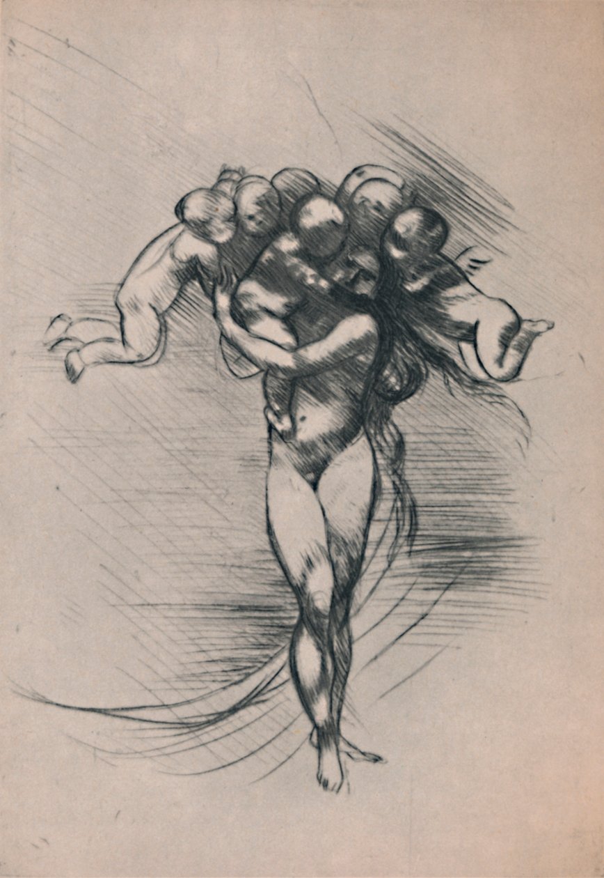 Våren, ca. 1880-tallet, 1946 av Auguste Rodin