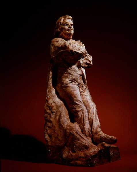 Studie av Balzac i frakk, 1892-95 (gips) av Auguste Rodin