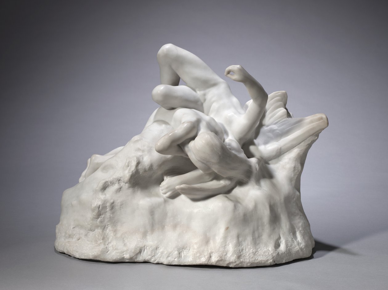 Englenes fall, ca. 1890-1900 av Auguste Rodin