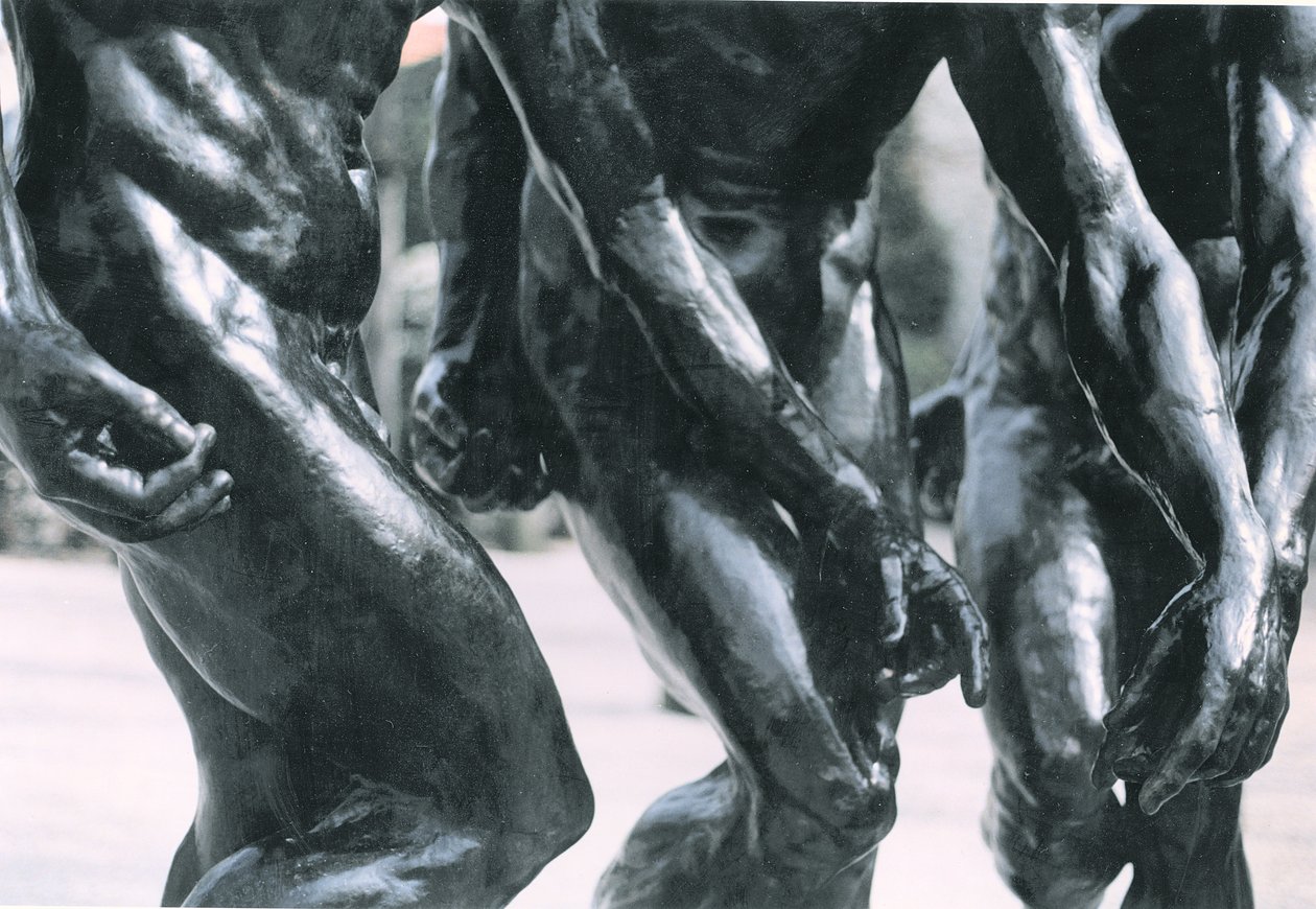 The Three Shades, detalj av torso og armer, 1881 bronse detalj av 108012 av Auguste Rodin