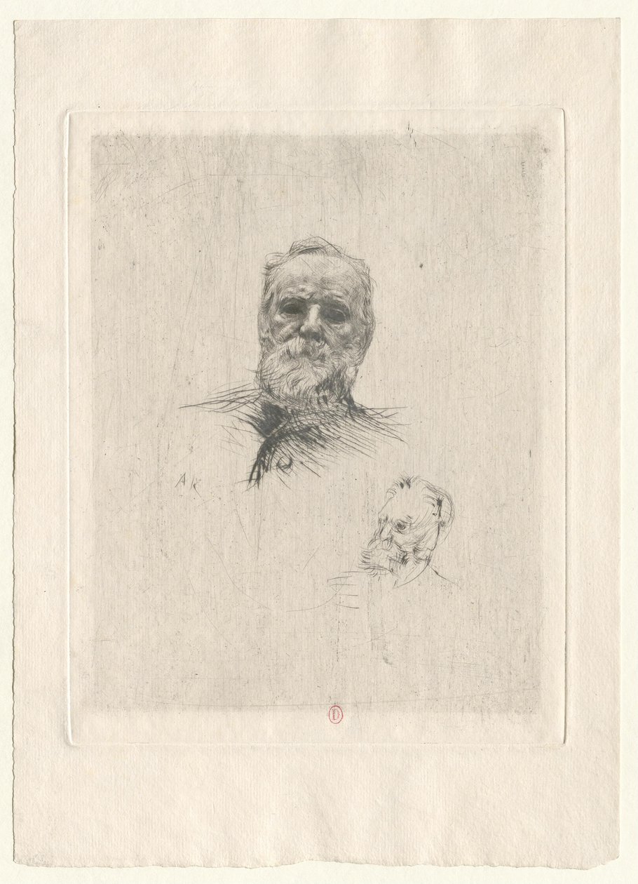Victor Hugo, forfra av Auguste Rodin
