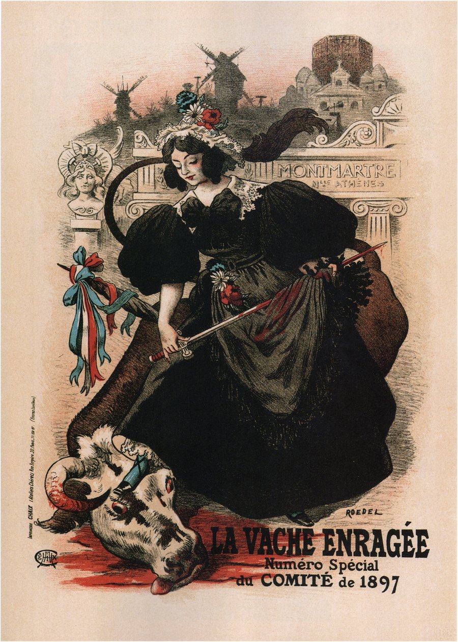 La Vache Enragee av Auguste Roedel