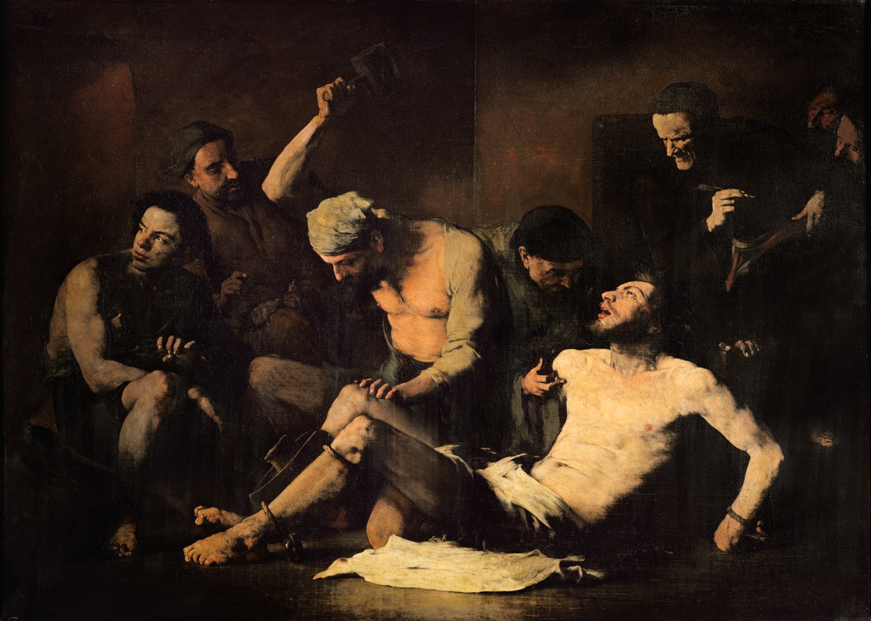 Torturen til Alonso Cano (1601-67) ca. 1867 av Auguste Theodule Ribot