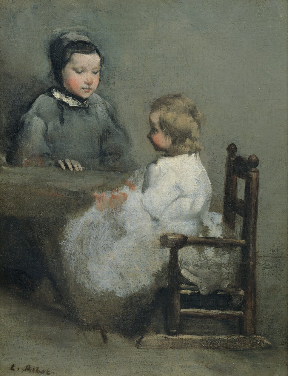 De to søstrene av Auguste Theodule Ribot