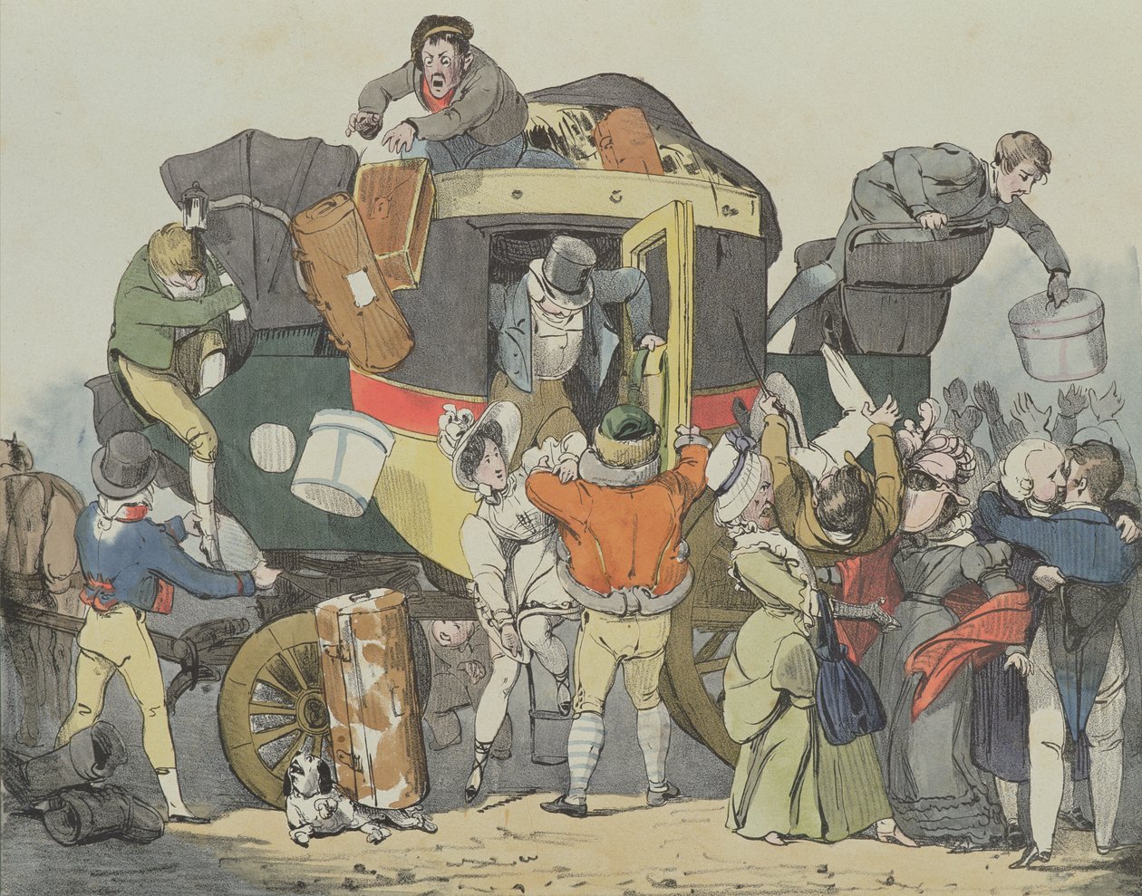 Uleiligheten, 1826 av Auguste Xavier Leprince