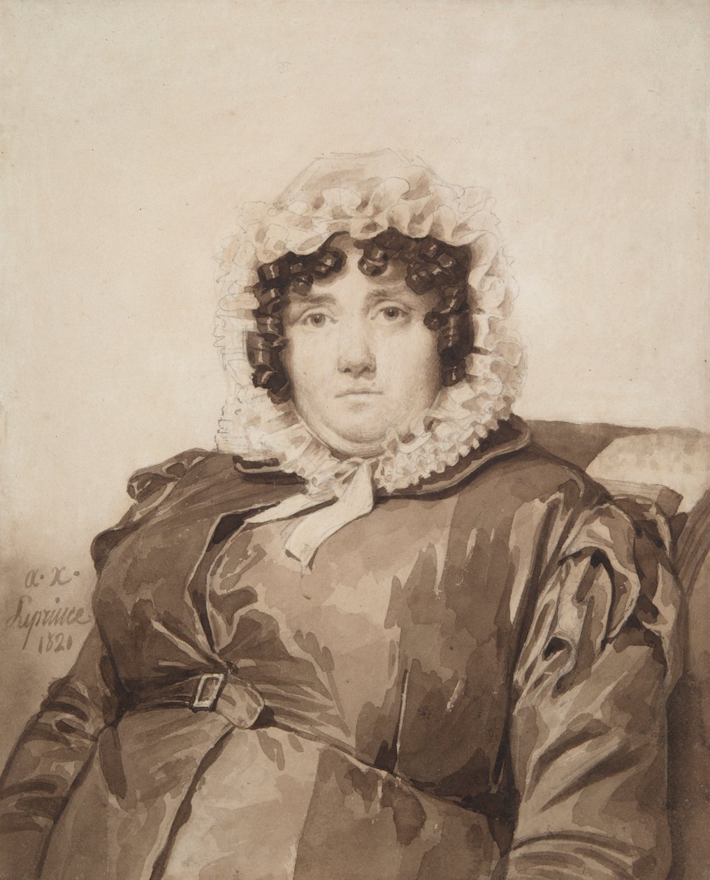 Uten tittel (Portrett av kunstneren av Auguste Xavier Leprince