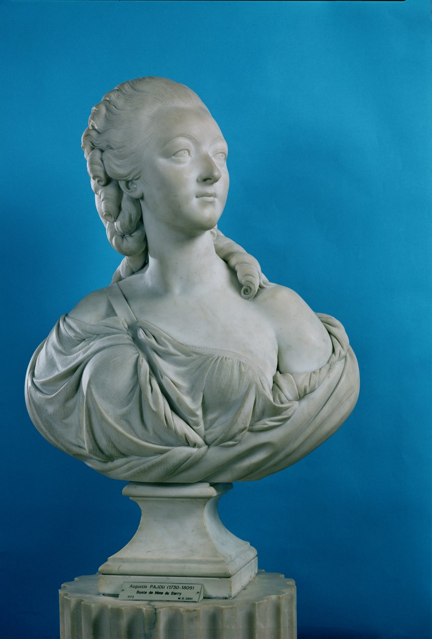 Byste av grevinnen du Barry (1743-93) 1773 (marmor) av Augustin Pajou
