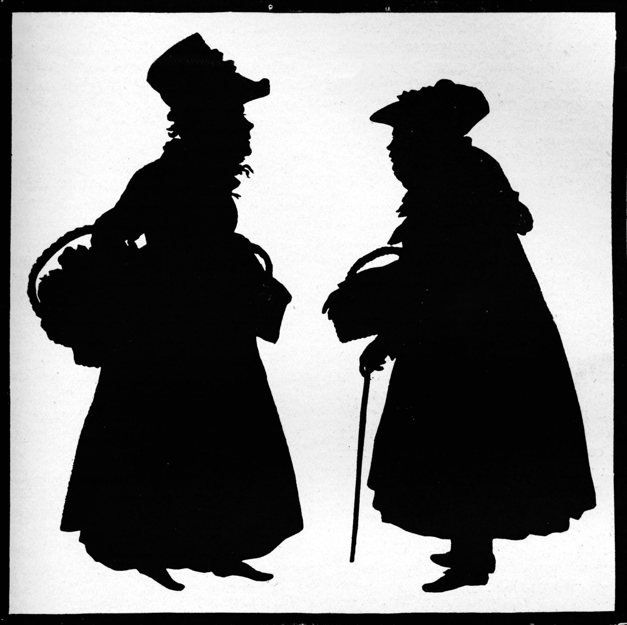 Bath Characters, c1832 av Augustin Amant Constant Fidele Edouart