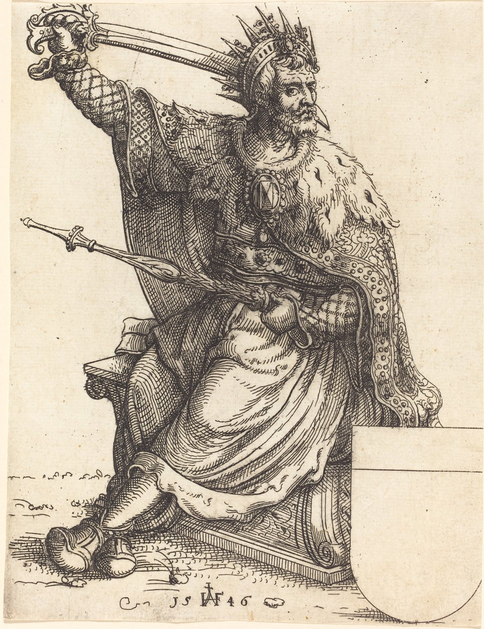 Ferdinand I av Augustin Hirschvogel