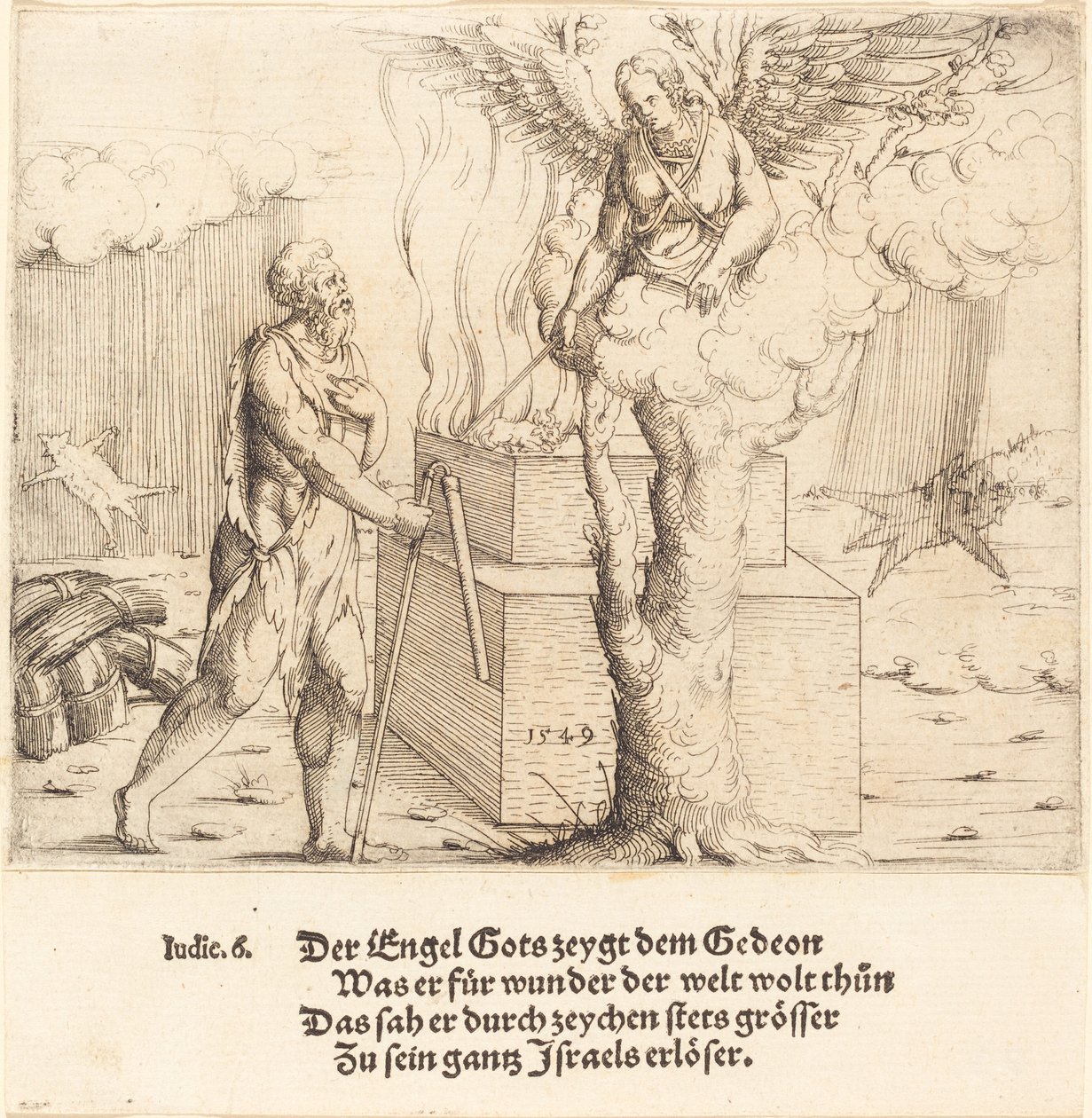 Gideons offer av Augustin Hirschvogel