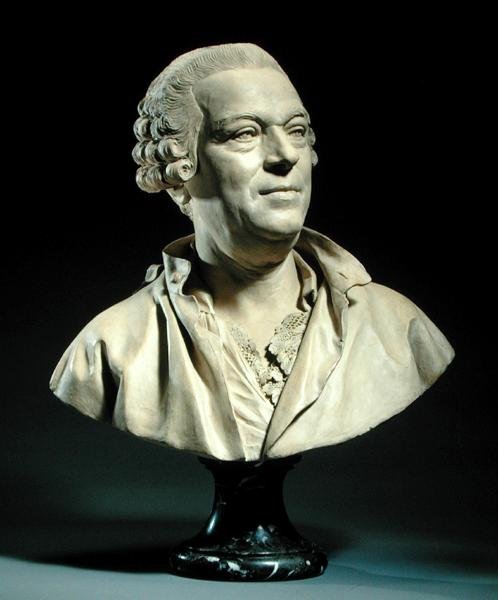 Byste av Marshall de Sainscy av Augustin Pajou
